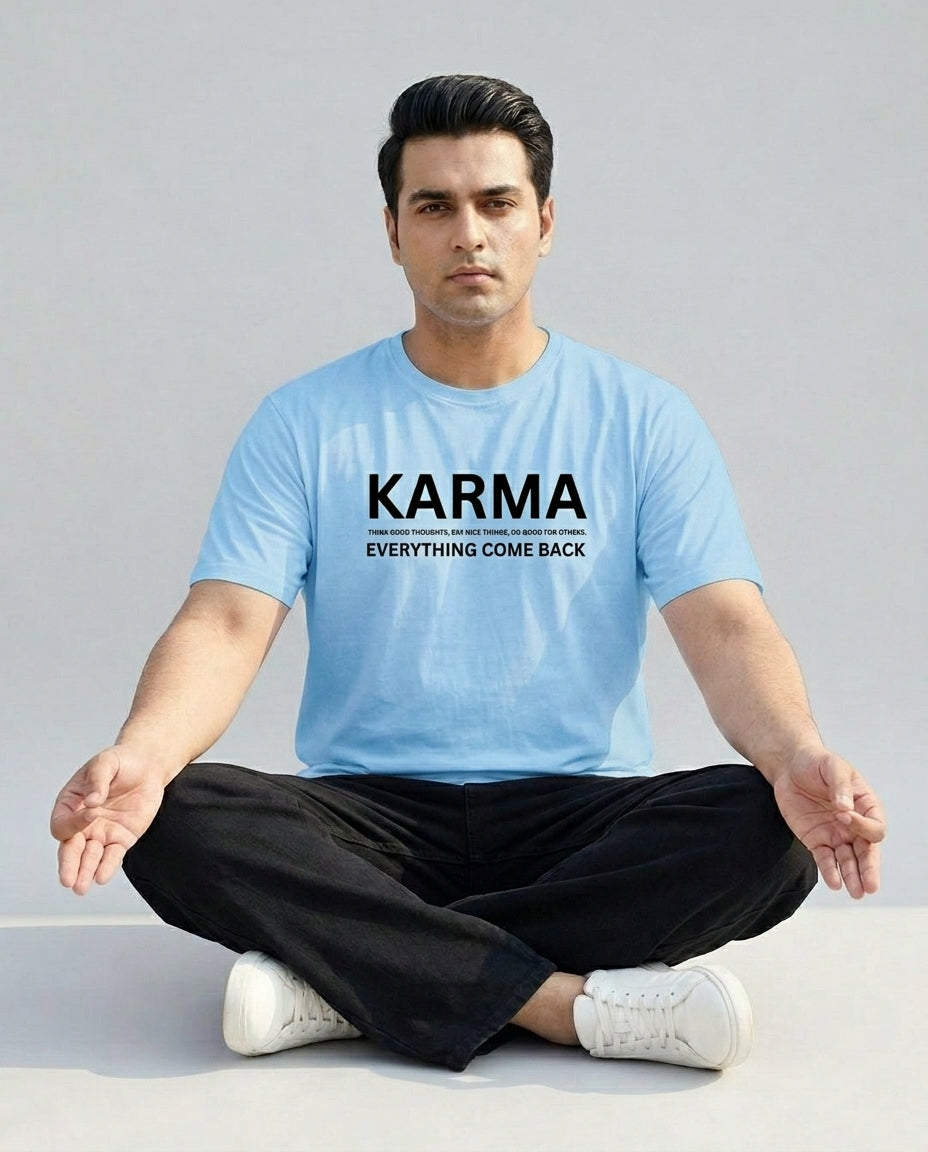 Karma Plus Size Men Premium Tee