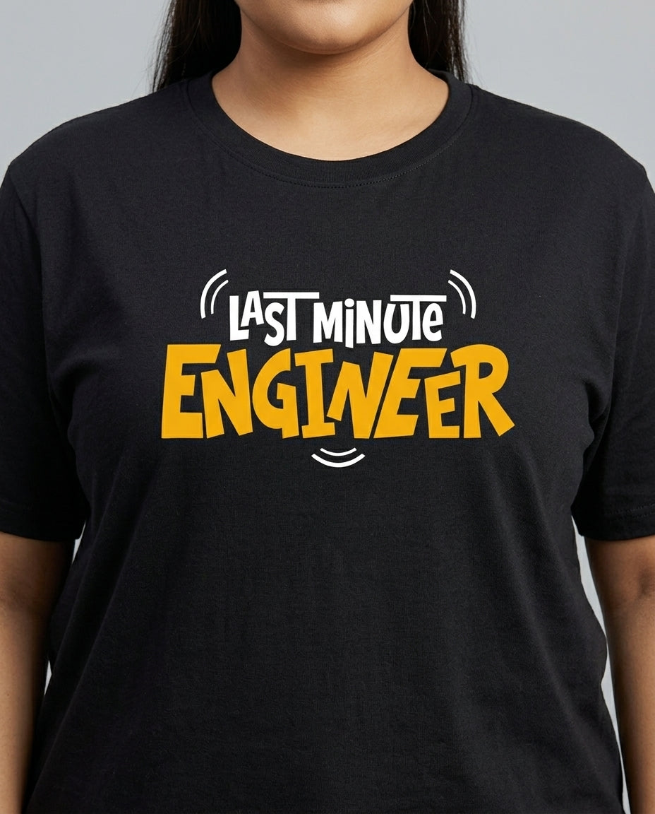 Last Minute Engineer Plus Size Women Premium Tee