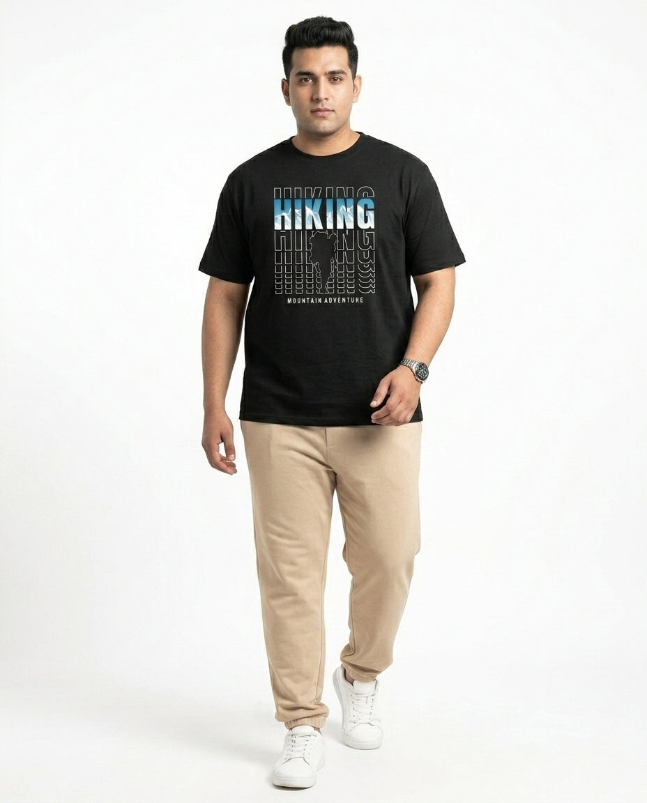 Hiking Plus Size Men Premium Tee