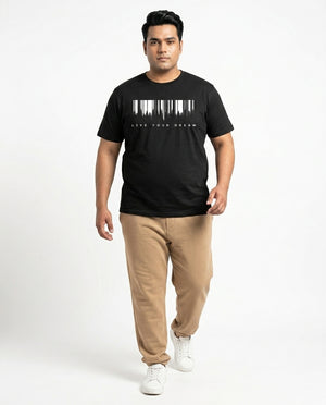 Live Your Dream Plus Size Men Premium Tee