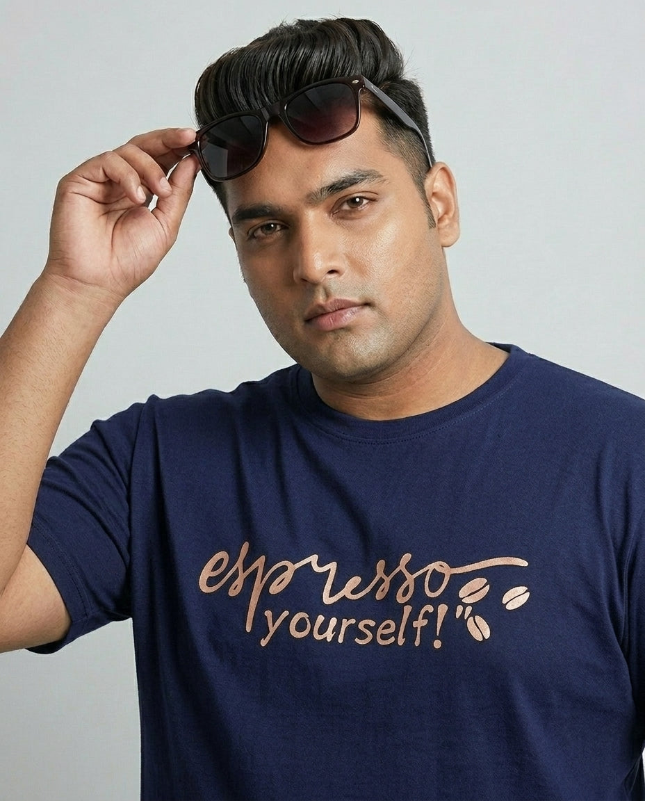 Expresso Yourself Plus Size Men Premium Tee