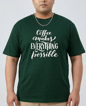 Coffee Makes Every things Plus Size Men Premium Tee