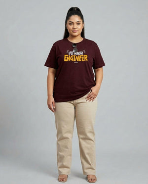 Last Minute Engineer Plus Size Women Premium Tee