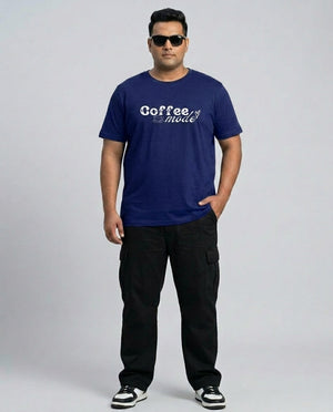 Coffee Mode Plus Size Men Premium Tee