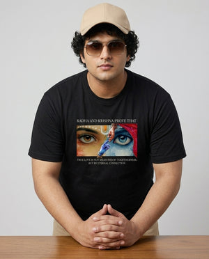 Radha Krishna Plus Size Men Premium Tee