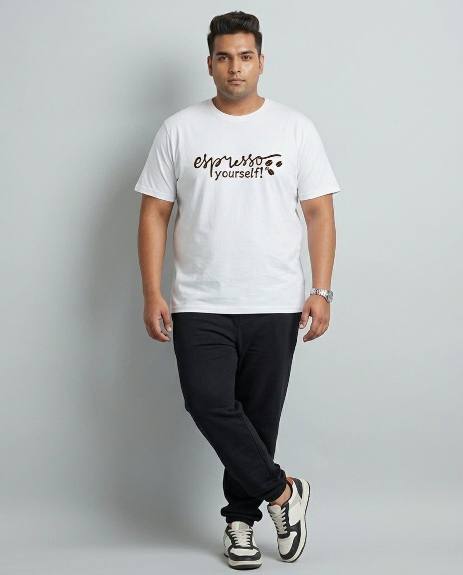 Expresso Yourself Plus Size Men Premium Tee