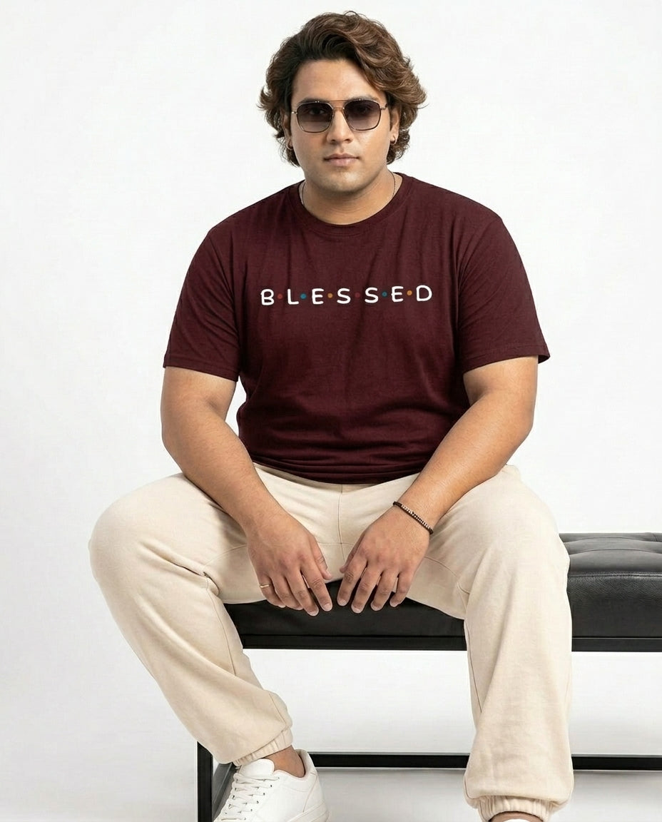 Blessed Plus Size Men Premium Tee