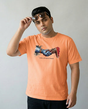 Eternal Love Plus Size Men Premium Tee