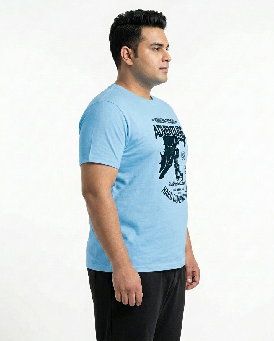 Mountain Extereme Adventure Plus Size Men Premium Tee