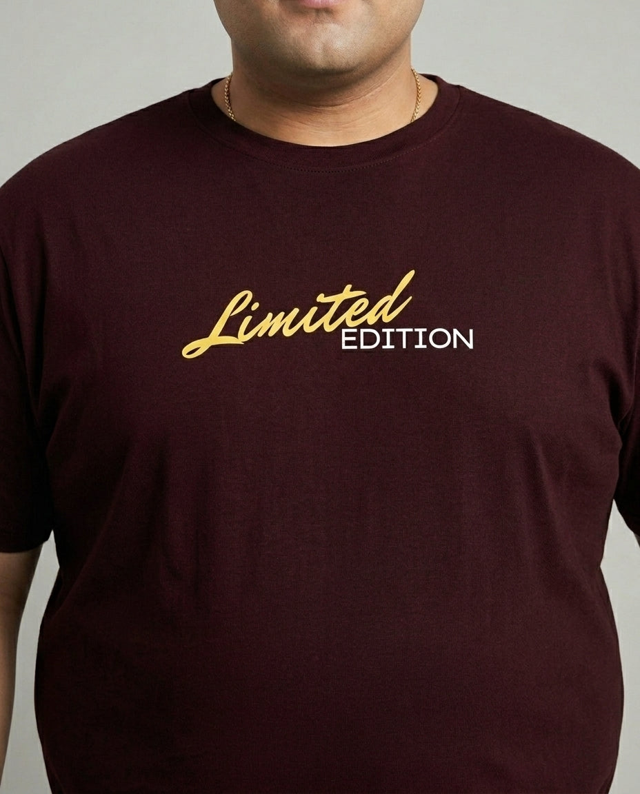 Limited Edition Plus Size Men Premium Tee