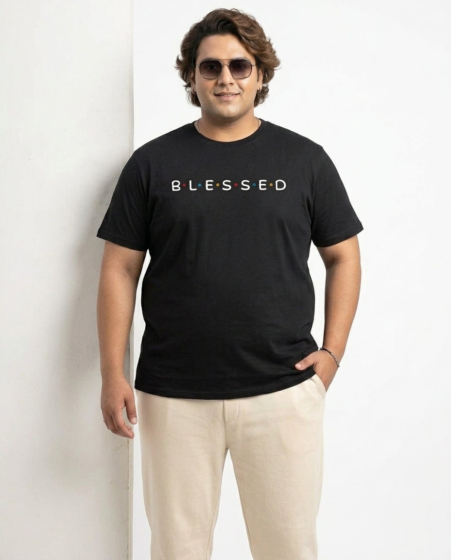 Blessed Plus Size Men Premium Tee