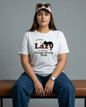 I'm Not Lazy Plus Size Women Premium Tee