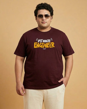 Last Minute Engineer Plus Size Men Premium Tee