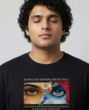 Radha Krishna Plus Size Men Premium Tee