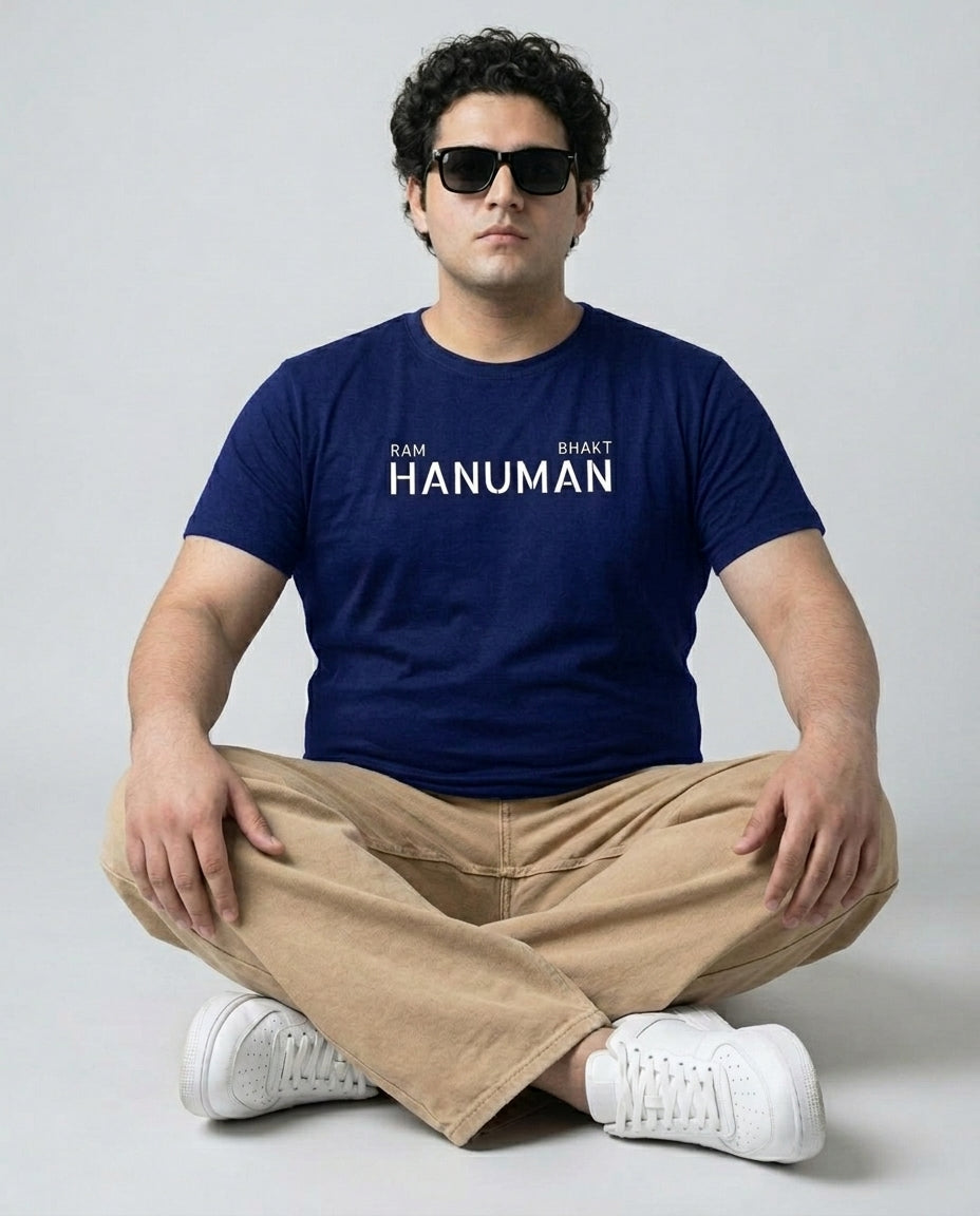 Hanuman Plus Size Men Premium Tee