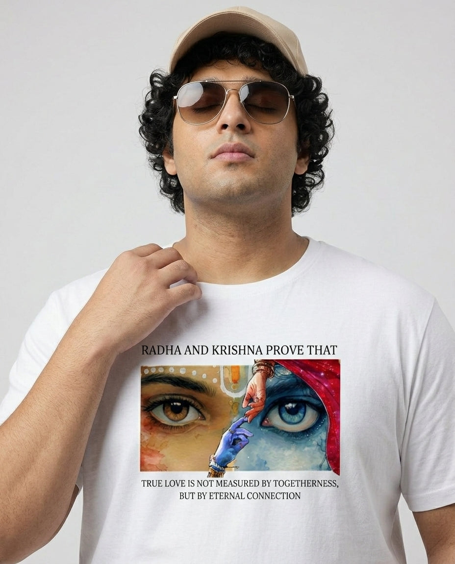 Radha Krishna Plus Size Men Premium Tee