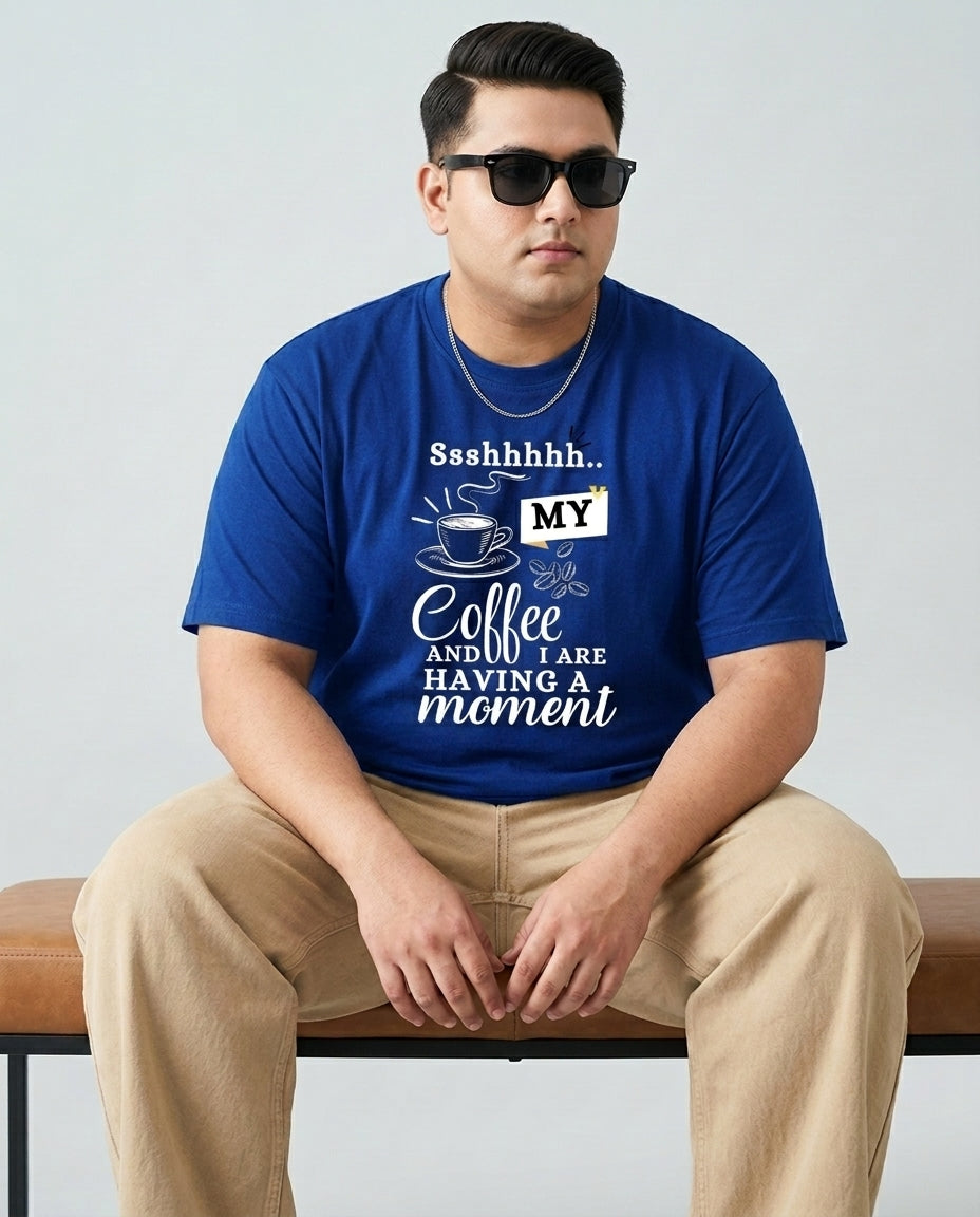 My Coffee Plus Size Men Premium Tee