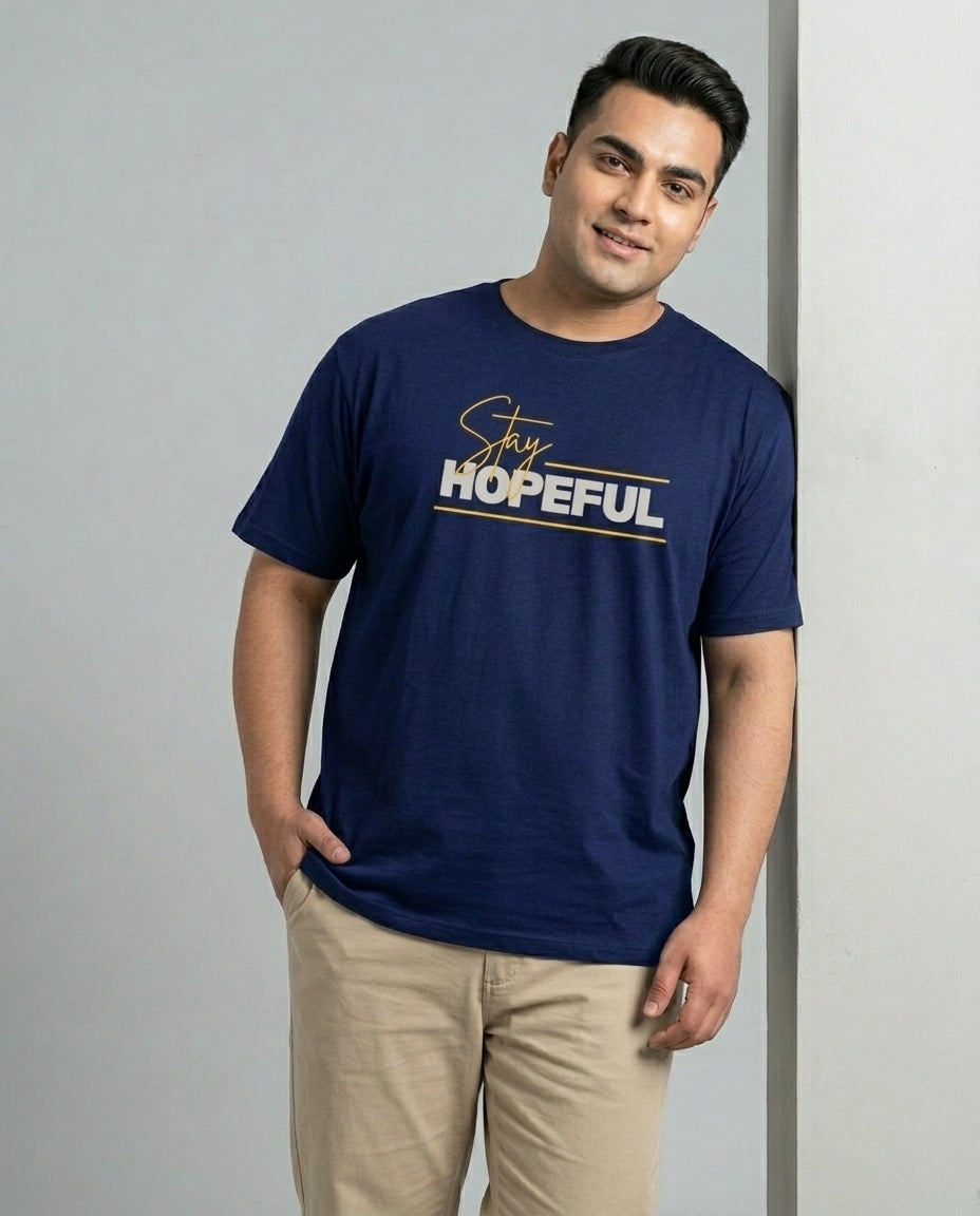 Stay Hopeful Plus Size Men Premium Tee