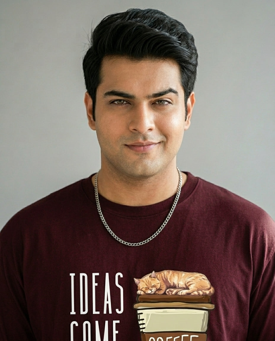 Ideas Come After Coffee Plus Size Men Premium Tee