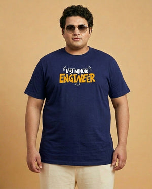 Last Minute Engineer Plus Size Men Premium Tee
