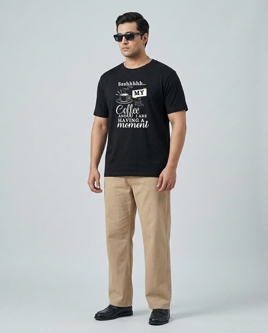 My Coffee Plus Size Men Premium Tee