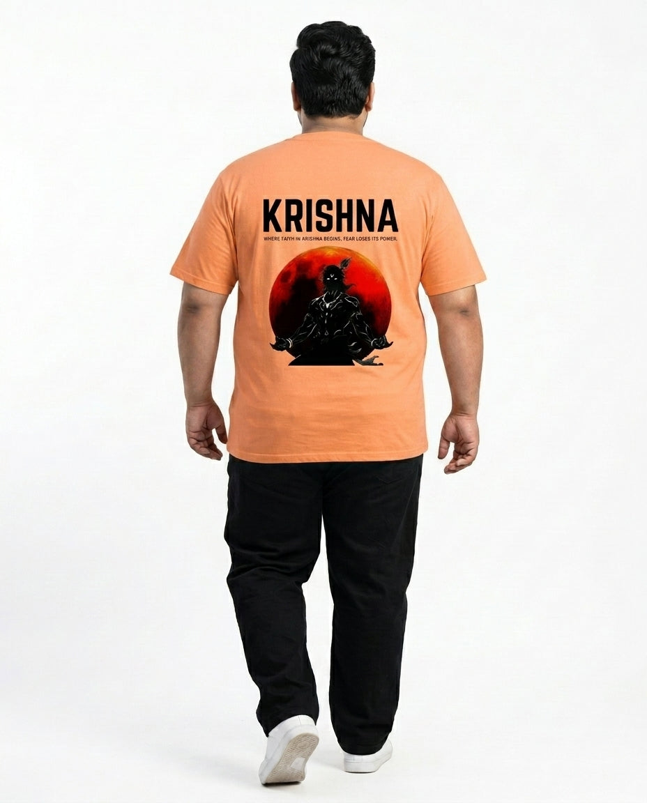Krishna Plus Size Men Premium Tee