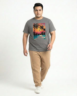 Sunset Plus Size Men Premium Tee