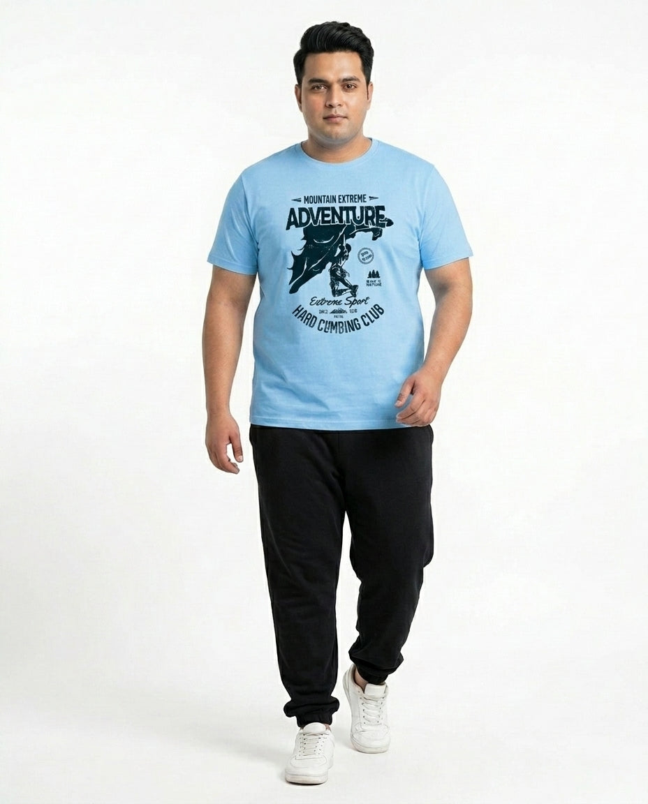Mountain Extereme Adventure Plus Size Men Premium Tee