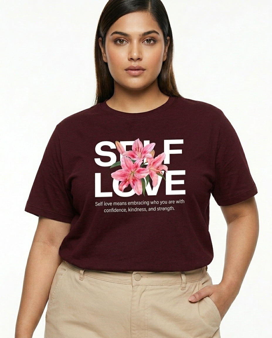 Self Love Plus Size Women Premium Tee
