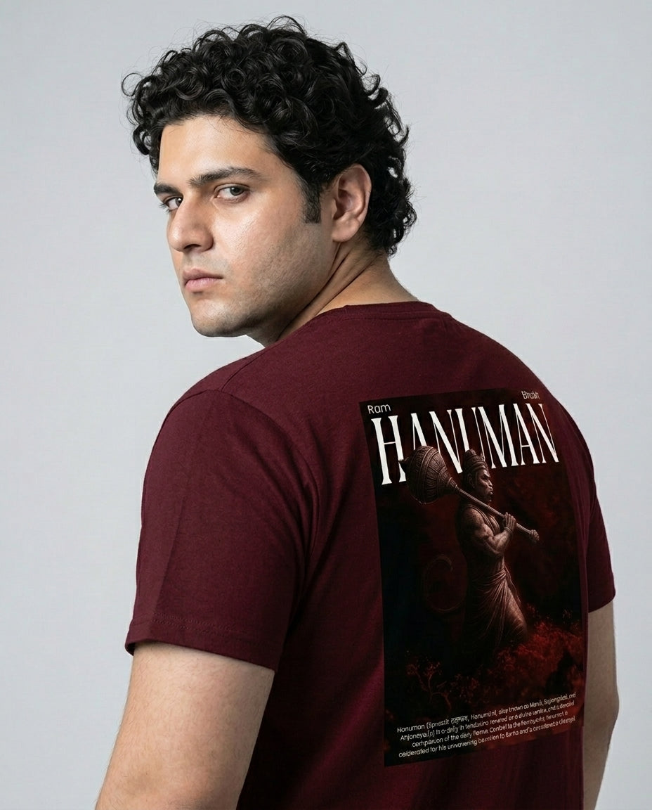 Hanuman Plus Size Men Premium Tee