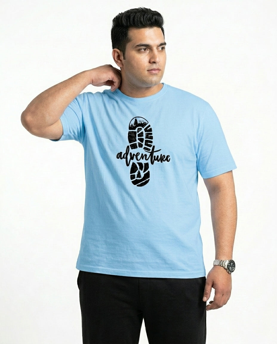 Adventure Plus Size Men Premium Tee