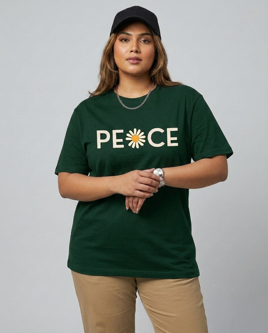 Peace Plus Size Women Premium Tee