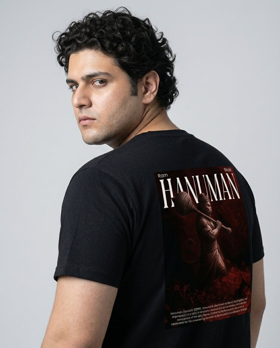 Hanuman Plus Size Men Premium Tee
