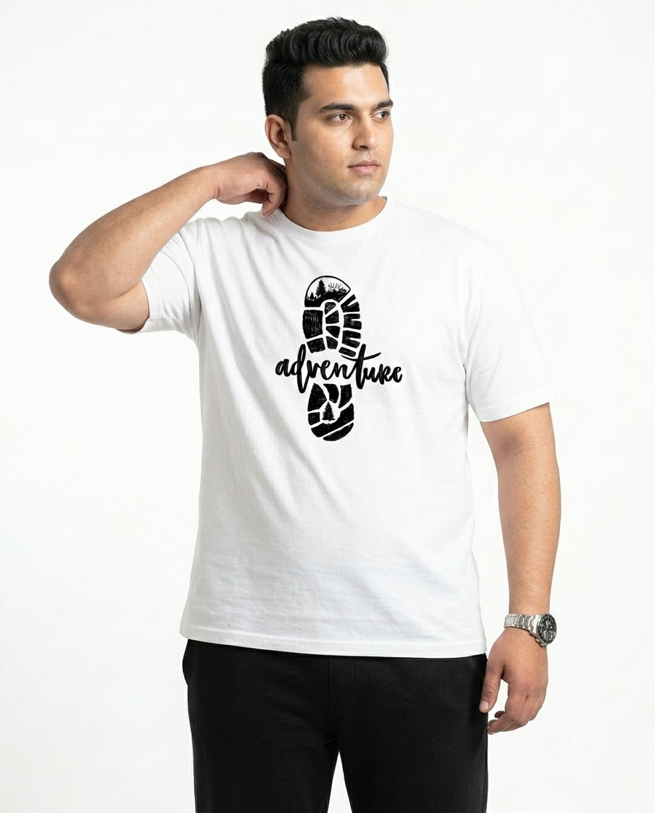 Adventure Plus Size Men Premium Tee