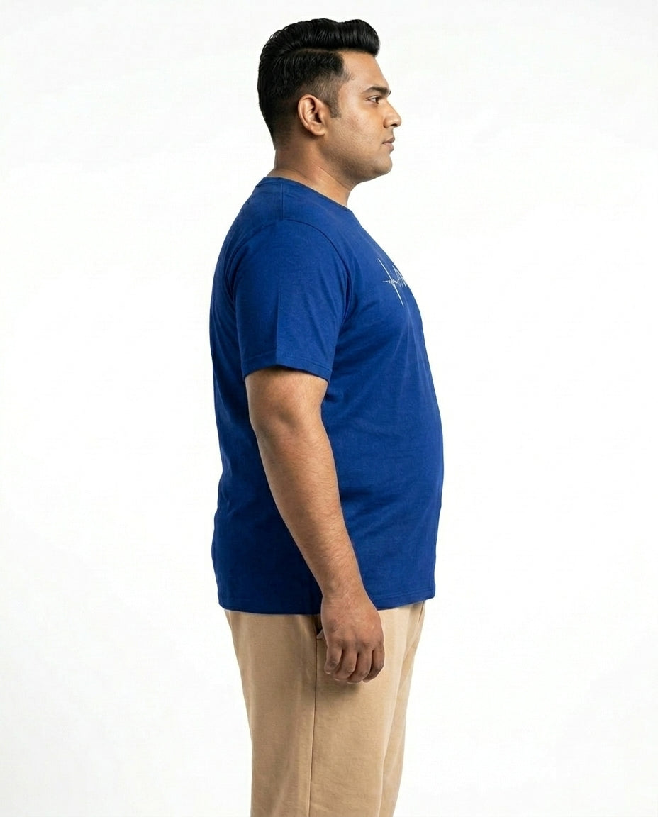 Mountain Pulse Plus Size Men Premium Tee
