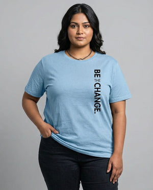 Be The Change Plus Size Women Premium Tee