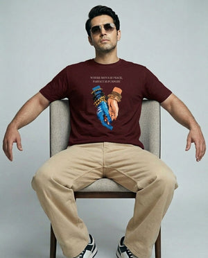 Where Shiva is peace Plus Size Men Premium Tee