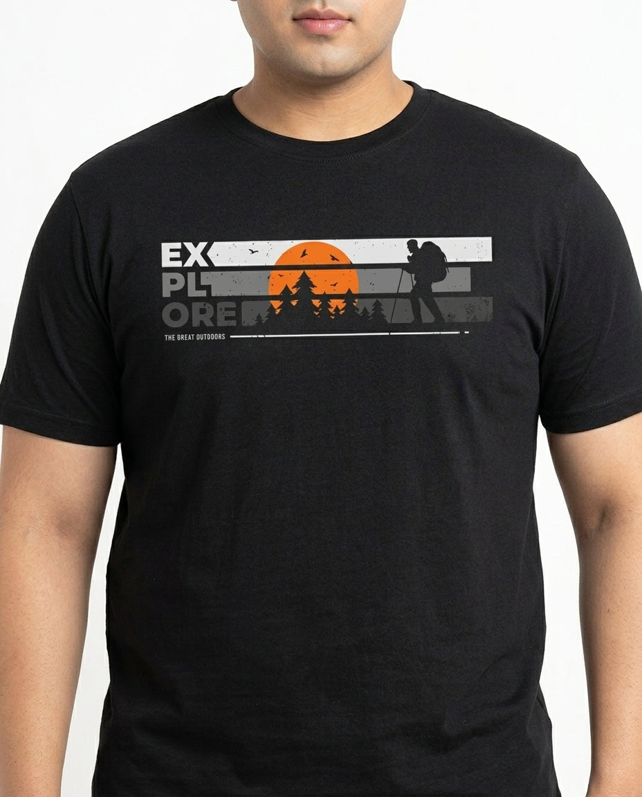 The Great Outdoor Plus Size Men Premium Tee