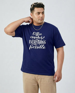Coffee Makes Every things Plus Size Men Premium Tee