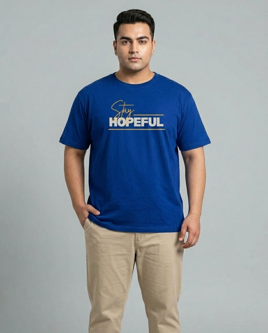 Stay Hopeful Plus Size Men Premium Tee