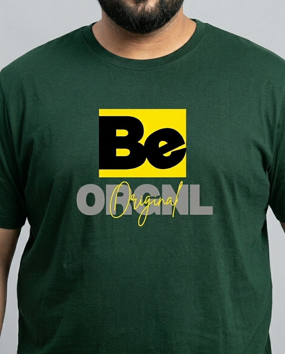 Be Original Plus Size Men Premium Tee