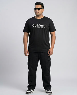 Coffee Mode Plus Size Men Premium Tee