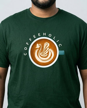 Coffeeholic Plus Size Men Premium Tee