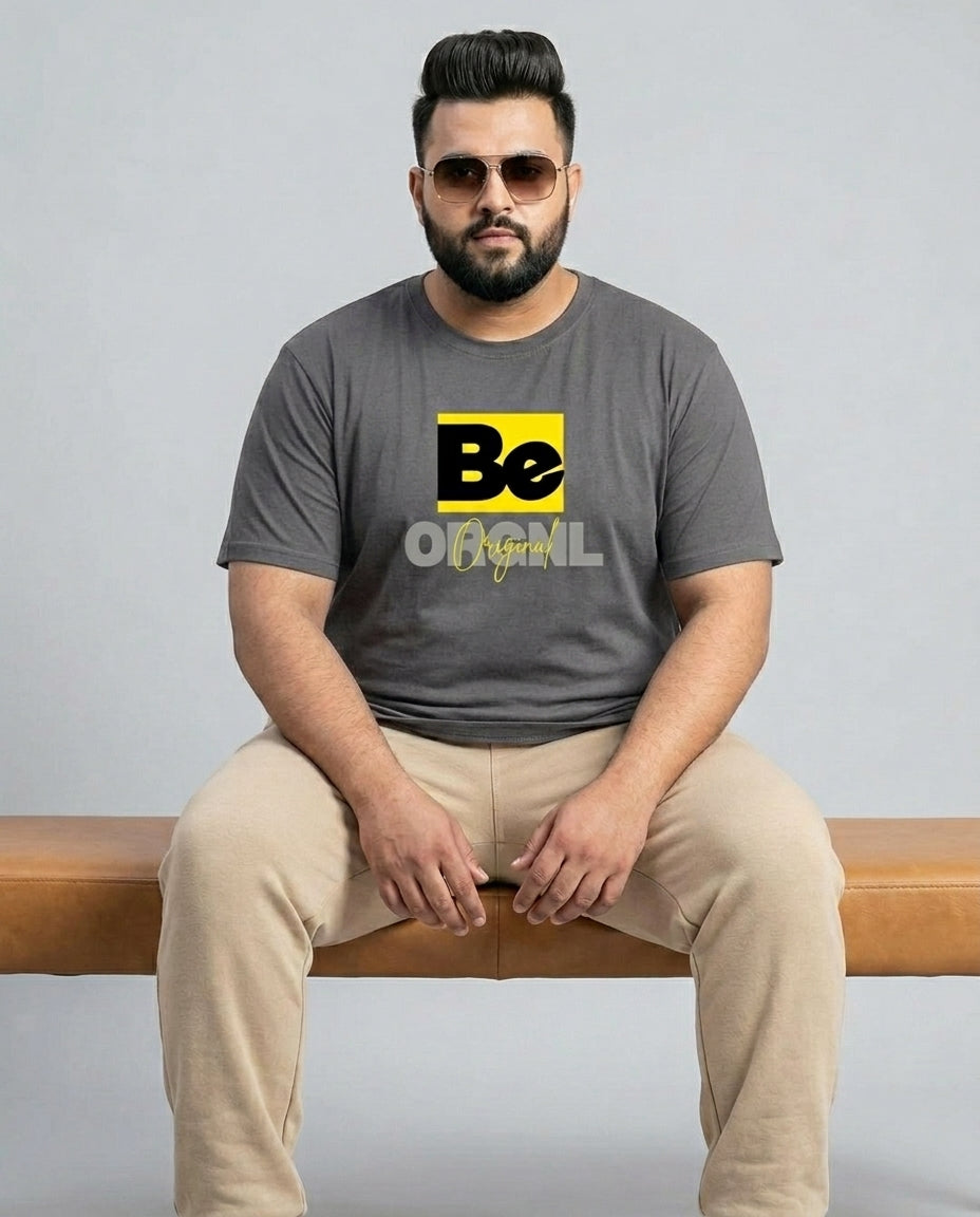 Be Original Plus Size Men Premium Tee