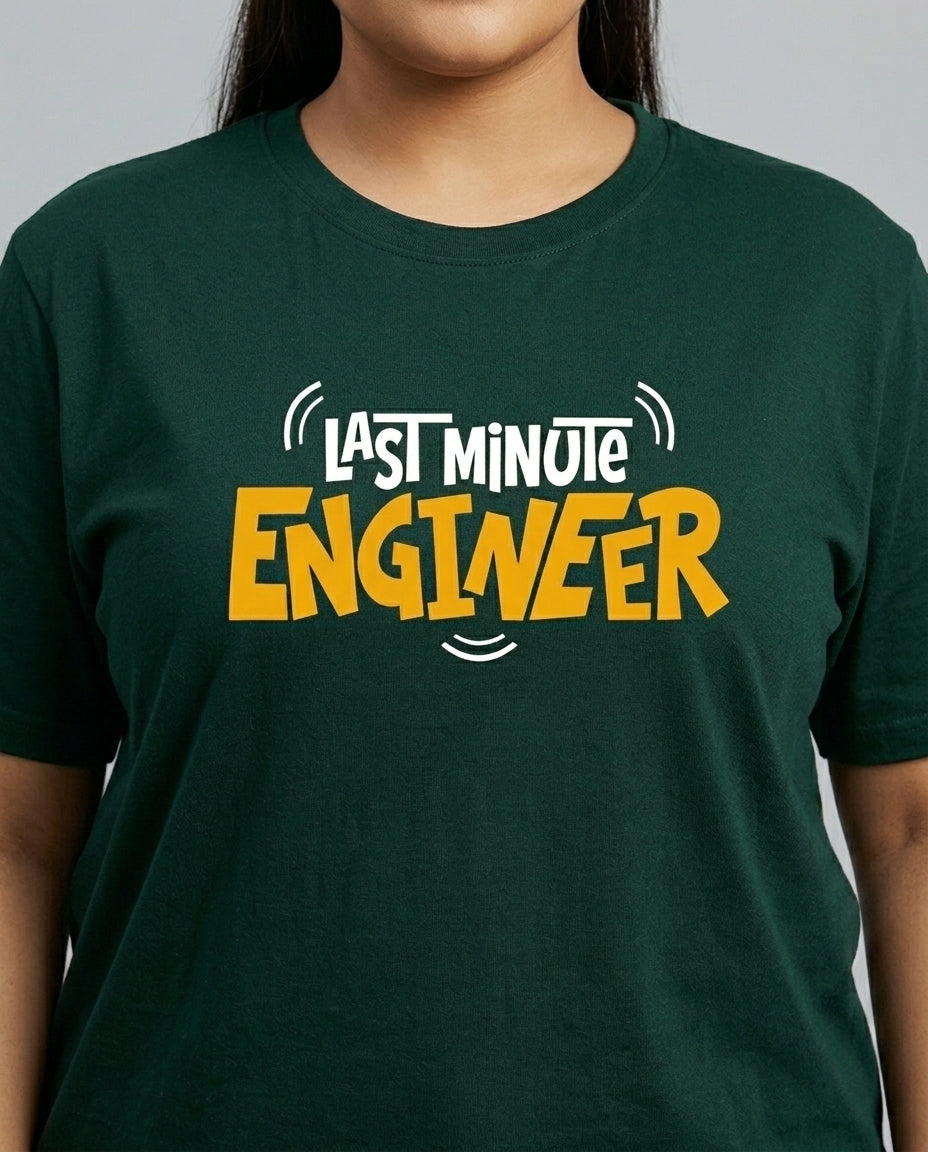 Last Minute Engineer Plus Size Women Premium Tee
