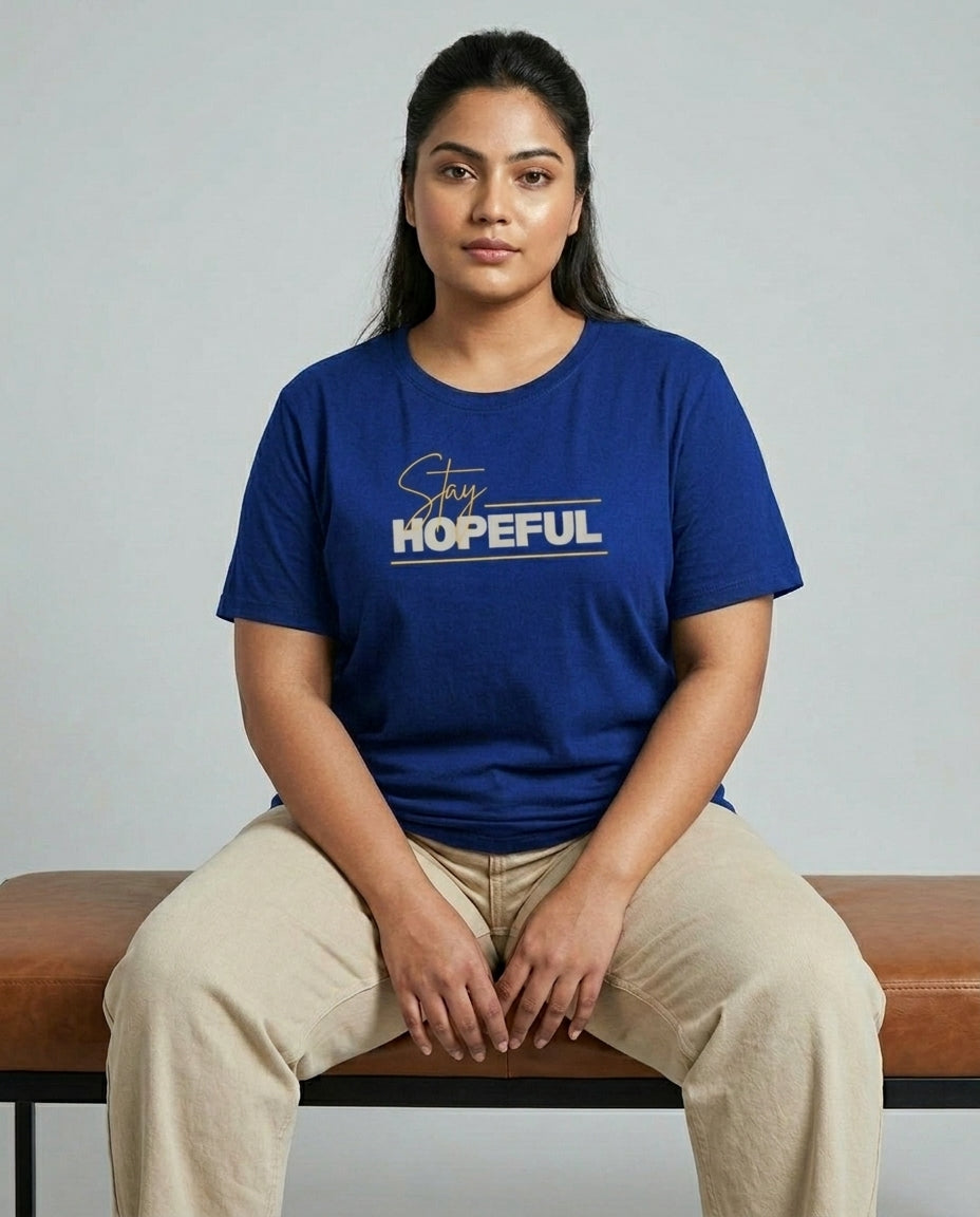 Stay Hopeful Plus Size Women Premium Tee