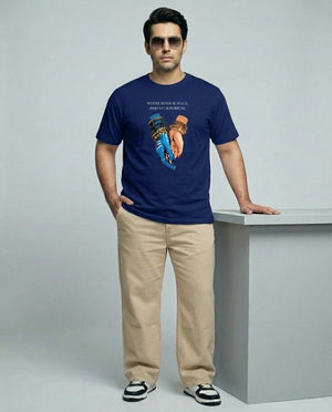 Where Shiva is peace Plus Size Men Premium Tee