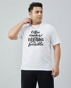 Coffee Makes Every things Plus Size Men Premium Tee