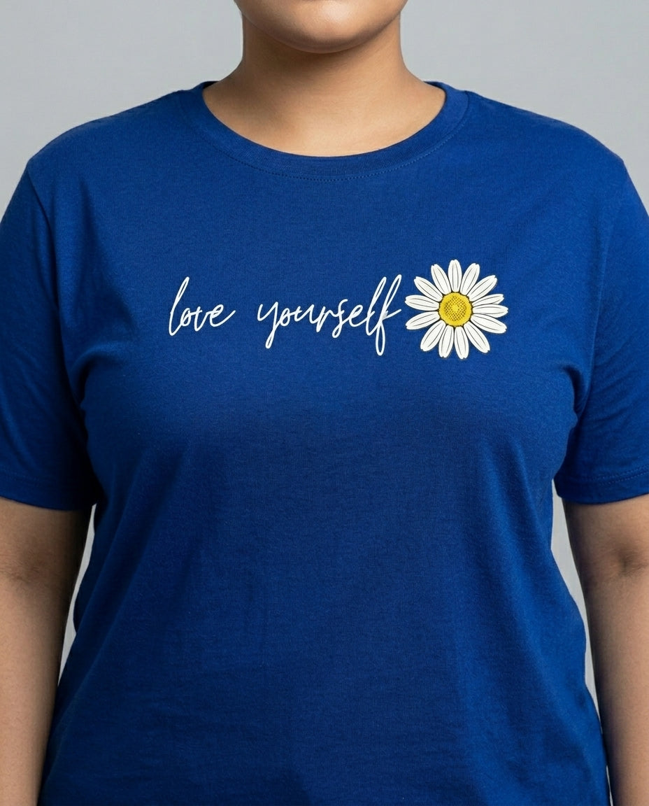 Love Yourself Plus Size Women Premium Tee