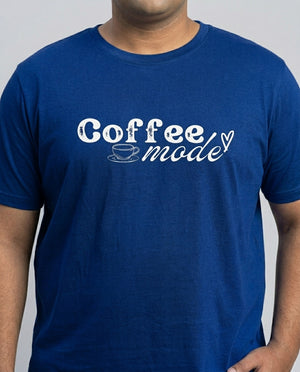 Coffee Mode Plus Size Men Premium Tee